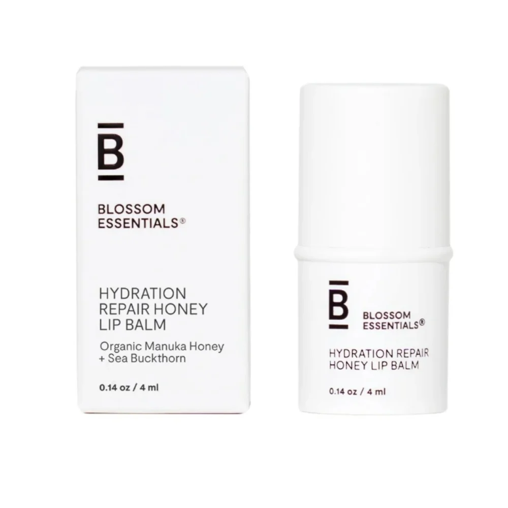 Blossom Essentials Organic Hydration Repair Honey Lip Balm, 4ml, NIB